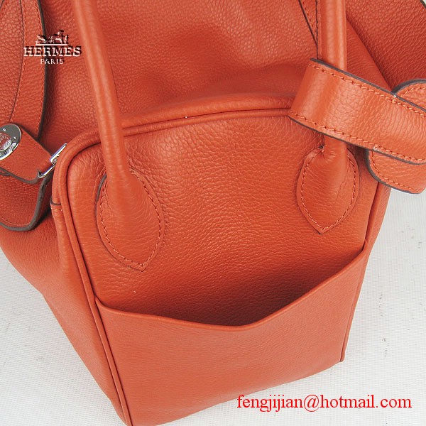 Hermes Women Shoulder Bag Orange 6208